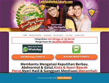 Tablet Screenshot of ladyfemherbaljakarta.com